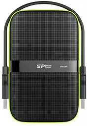 Зовнішній жорсткий диск Silicon Power Armor A60 1 TB (SP010TBPHDA60S3K) чорно-зелений - мініатюра 7