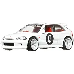 Колекційна модель машинки Hot Wheels Преміальні автівки '99 Honda Civic Type R (EK9) біла (GJT68/HKF19) - мініатюра 2