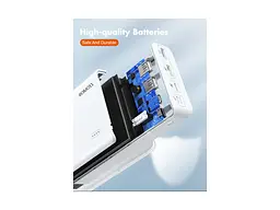 Зовнішній акумулятор (Power Bank) Romoss 30000mah Sense8+ (PHP30-401-02) білий - мініатюра 4
