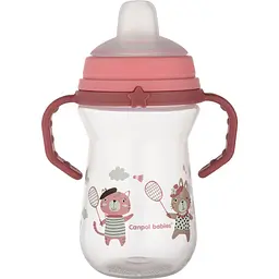 Кружка тренувальна Canpol babies First Cup Bonjour Paris 250 мл рожевий - мініатюра 5