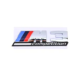 Емблема напис M3 competition для BMW хром пластик (на скотчі)