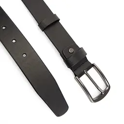 Ремінь чоловічий шкіряний Handycover НС-3428 чорний (130 см) - мініатюра 3