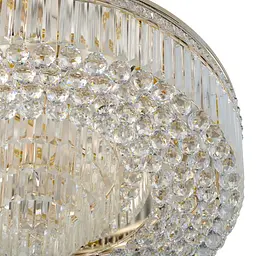 Люстра Brille торт стельова з підсвічуванням LED E14 40W Glass (BCL-600C/9) - мініатюра 2