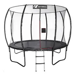 Батут із внутрішньою сіткою Cornilleau Springcare 366 см чорний (3222763111237)