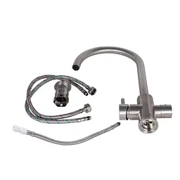 Змішувач для кухні Lidz Aria 020F (k35) LDARI020FNKS43365 Nickel - мініатюра 5