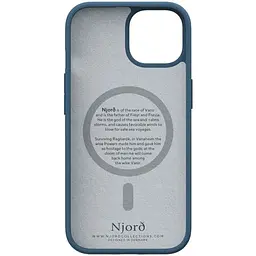 Чохол-накладка Njord Fabric MagSafe Case Deep Sea для iPhone 15 Plus (NA52FA01) - мініатюра 4