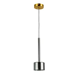 Світильник підвісний LED Levistella 800P3307-1led (120*380) SM, 9W, чорний метал/скло, три режими світла, для вітальні