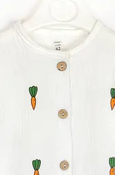 Муслиновый песочник для малышей на пуговицах Carrots - миниатюра 2