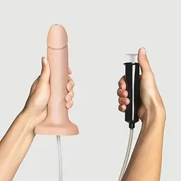 Фалоімітатор, що кінчає Strap-On-Me Squirting Cum Dildo L, 17 см - мініатюра 2
