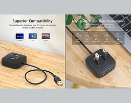 USB-хаб Real-el HQ-177 4 ports - миниатюра 10