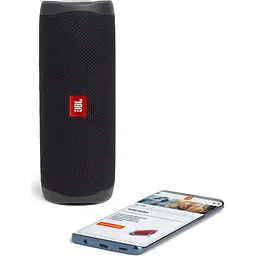Акустична система JBL Flip 5 Black (JBLFLIP5BLKEU) - мініатюра 6