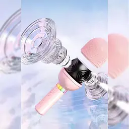 Мікрофон з караоке Epik S8 Pink [124188] - мініатюра 3