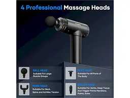 Перкусійний масажер Naipo NPMGUN-K5 - мініатюра 3