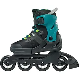 Ролики Rollerblade Microblade XT 33-36.5 Black/Green (1012-86B0751520-NG02-33-36.5) - мініатюра 3