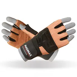 Рукавички для фітнесу MAD MAX Professional MFG 269, Brown - XL
