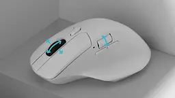 Keychron Миша M6 BT/WL/USB-A/USB-C, білий - мініатюра 6