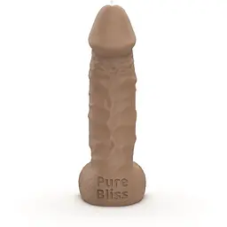 Свічка у вигляді члена Pure Bliss Mini Brown 15 см - мініатюра 2