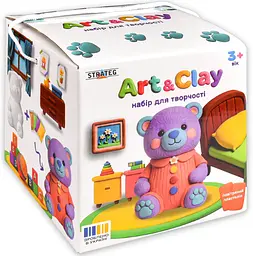 Набір для творчості Strateg Art & Clay Ведмедик (31187)