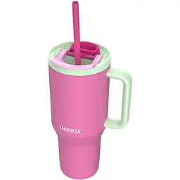 Термокухоль Kambukka Rio Bubblegum Mint 950 мл рожево-м'ятний (11-08004) - мініатюра 3