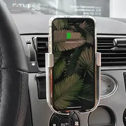 Тримач в машину з бездротовим ЗП Wireless Charger Baseus Rock-Solid Electric Holder чорний (23512) - мініатюра 6