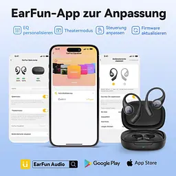 Бездротові відкриті навушники EarFun OpenJump Hi-Res LDAC - мініатюра 6
