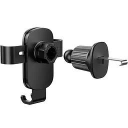 Автотримач WIWU CH058 Gentleman air outlet Black - мініатюра 4