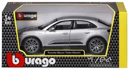 Автомодель Bburago Porsche Macan 4 Electric 1:24 чорний (18-21114) - мініатюра 2
