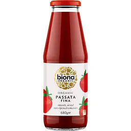 Томатне пюре Biona Organic Passata Fina органічне 680 г