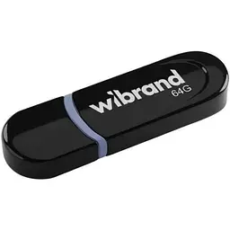 Флеш накопичувач USB 64Gb Wibrand Panther чорний USB 2.0 (WI2.0/PA64P2B)