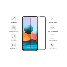 Скло захисне Drobak Xiaomi Redmi Note 10 Pro Black Frame A+ (494923) - мініатюра 2