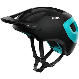 Велошолом Poc Axion Spin Black/Turquoise XL/XXL (1033-PC 107328276XLX1)