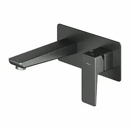 Змішувач для умивальника монтажу Omnires Parma grafit PM7415GR Графіт