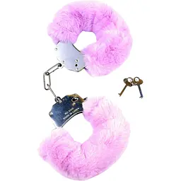 Наручники з хутром Fetish Boss Series Furry Cuffs фіолетові