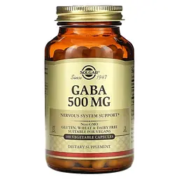 GABA 500 mg 100 капсул Solgar vit0006680