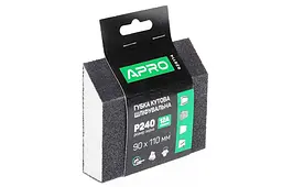 Губка шліфувальна Apro 110 x 90 x 25 мм x P240 трапеція - мініатюра 2