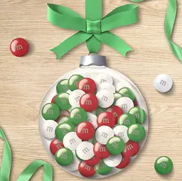 Драже M&M's Holiday Mint Chocolate Christmas Candy 260.8г - мініатюра 4