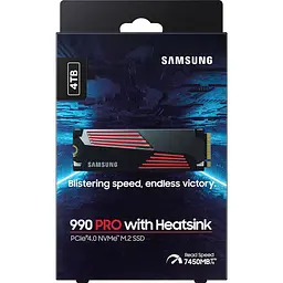 SSD накопичувач Samsung 990 PRO 4TB with Heatsink (MZ-V9P4T0CW) [104017] - мініатюра 7
