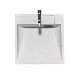 Умивальник на пральну машину без переливу Adamant Washer New White штучний камінь - мініатюра 2