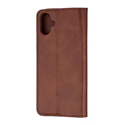 Чохол-книжка Premium Samsung A06 (A065) Dark Brown - мініатюра 3