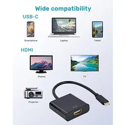 Перехідник Cablexpert USB Type-C на HDMI A-CM-HDMIF-03 (A-CM-HDMIF-03) - мініатюра 2