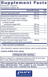Підтримка в здоровому стані сухожиль, зв'язок і суглобів Pure Encapsulations Ligament Restore 120 капсул - мініатюра 2