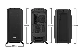 Корпус be quiet! Silent Base 802 Window Чорний (BGW39) без БЖ - мініатюра 8