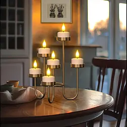 Акумуляторні LED-свічки Yme Tea Lights 12 шт з пультом і таймером - мініатюра 9
