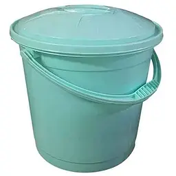 Відро пластикове R-PLASTIC харчове 12л з кришкою м'ята