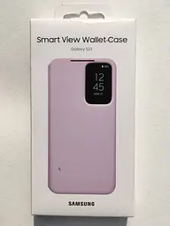 Оригінальний чохол-книжка для Samsung Galaxy S23 (6.1") S-View Clear View Cover Smart EF-ZS911CVEGRU Lilac - мініатюра 6