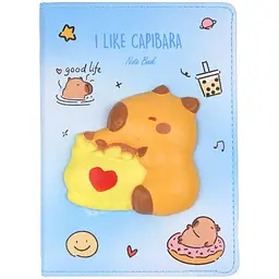 Блокнот А5 ZiBi Capybara Kids Line зі сквішем клітинка 80 аркушів (ZB.700030) - мініатюра 2