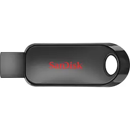 USB флеш-накопичувач SanDisk Cruzer Snap 128GB 2.0 USB-A Black (SDCZ62-128G-G35) [66600] - мініатюра 2