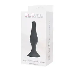 Анальна пробка Toyz4lovers Bottle Plug M, 11.5 см (чорний) - мініатюра 2