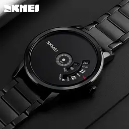Чоловічий годинник Skmei 1260 оригінальні black - мініатюра 2