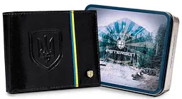 Чоловічий шкіряний портмоне в подарунковій упаковці Peterson 12х9,5х2,5 см acs0029551